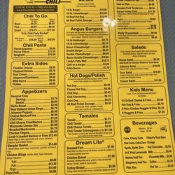 Lindy's and Gertie's - Food menu