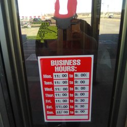 Red Prairie Steak House - Hours