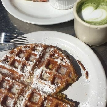 Empire Roasters & Records - Waffle sandwich and the lime powdered sugar waffle! Both wonderful! - Coffee & Tea Near Me - Seattle, Washington Empire Roasters & Records - Waffle sandwich and the lime powdered sugar waffle! Both wonderful! - Coffee & Tea Near Me - Seattle, Washington