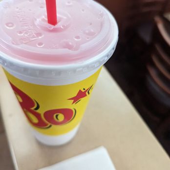 Bojangles - a drink in a plastic cup with a straw - New American Near Me - Knoxville, Tennessee Bojangles - a drink in a plastic cup with a straw - New American Near Me - Knoxville, Tennessee