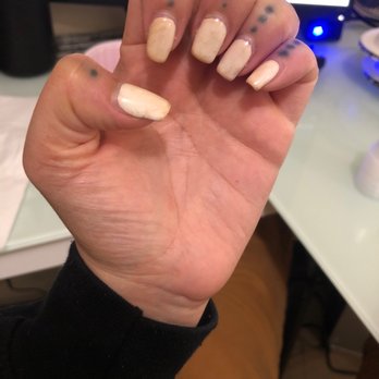 The Nail Forum - I've literally worked on my car after getting my nails done and they never do this!!! Uneven cut chunky gel and cheap never again. - Nail Salons Near Me - Stevenson Ranch, California The Nail Forum - I've literally worked on my car after getting my nails done and they never do this!!! Uneven cut chunky gel and cheap never again. - Nail Salons Near Me - Stevenson Ranch, California