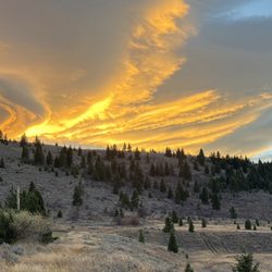 Spencer Grill - Sunset view from the camper!