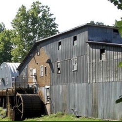 Linney's Water Mill and Campground - Backside of mill