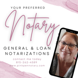 Pink Pen Notary - Please don't hesitate to reach out to me for any of your notarial requirements.