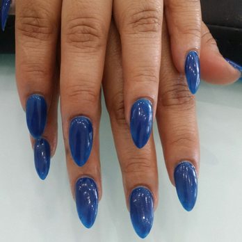 Glo Nail Lounge - Nails done by Nancy. I love them so much. Will match my soon to be blue hair :) - Nail Salons Near Me - Houston, Texas Glo Nail Lounge - Nails done by Nancy. I love them so much. Will match my soon to be blue hair :) - Nail Salons Near Me - Houston, Texas