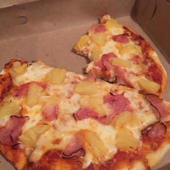 Hoagies Deli Pizza - Personal cheese pizza with ham and pineapple toppings! - Pizza Near Me - Rochester, New York