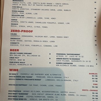 Cosetta - Cocktails - Italian Near Me - Santa Monica, California