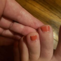 Cut toes Cut toes