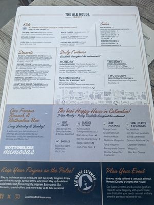 Menu photo 7 Ale House Columbia Columbia, MD
