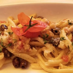 Locanda Agli Angeli - Casarecci al ragu di coniglio con olive taggiasche