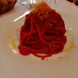Grantosco - Spaghetti, rspa rossa e bottarga di muggine di Orbetello