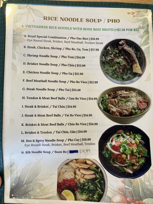 Menu photo 4 Royal Pho Phoenix, AZ