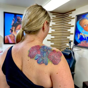 American Gypsy Tattoo - Floral half sleeve - Piercing Near Me - Jonestown, Texas American Gypsy Tattoo - Floral half sleeve - Piercing Near Me - Jonestown, Texas