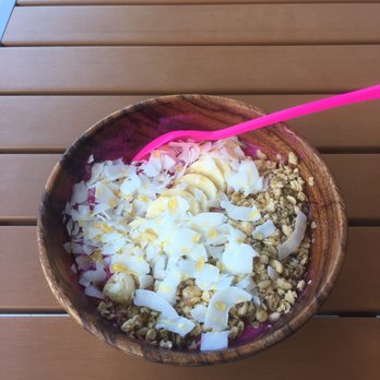 JuiceWell - Pitaya bowl with granola, coconut, and honey. Big and fulfilling! - Juice Bars & Smoothies Near Me - Houston, Texas