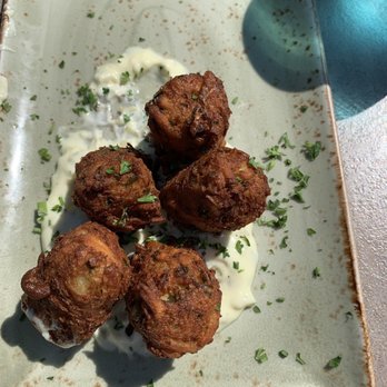 Downriggers - crab tater tots - American Near Me - Friday Harbor, Washington Downriggers - crab tater tots - American Near Me - Friday Harbor, Washington