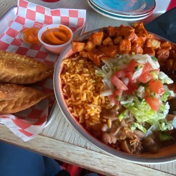 Johnny Tequila's - Crispy Tofu Bowl Vegan Empanadas - Mexican Near Me - Roselle, New Jersey