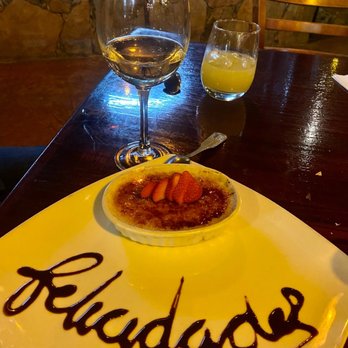 Stella - Dessert with a nice Happy Birthday touch - Italian Near Me - Ensenada, BCN