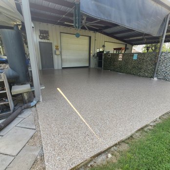 Deluxe Garages - Outside leanto with Outback color - Flooring Near Me - Liberty Hill, Texas Deluxe Garages - Outside leanto with Outback color - Flooring Near Me - Liberty Hill, Texas