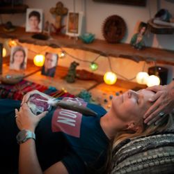 Rooted Vibrations - Hands-on Reiki session designed to calm the nervous system, restore balance, and support overall well-being.