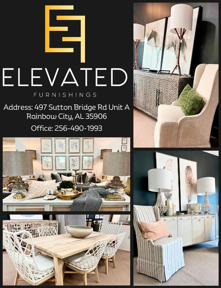 ELEVATED FURNISHINGS Updated September 2024 497 Sutton Bridge Rd