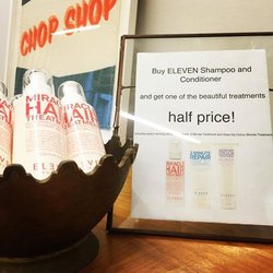 The Eighth Floor - Special on Eleven shampoo and conditioner. Image credit: The Eighth Floor