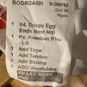 Sidestreet Pho - The order - Vietnamese Near Me - Alameda, California