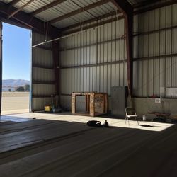 Skydive Santa Barbara - 12/15/24 - vantage point from inside hanger