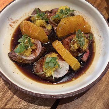 Wolf in the Woods - Seared Prime beef filet-  tatake - Wine Bars Near Me - San Diego, California