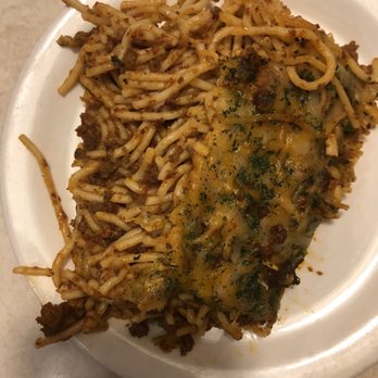 K&W Cafeteria - Very Well Done (burnt topping) baked spaghetti - New American Near Me - Winston Salem, North Carolina K&W Cafeteria - Very Well Done (burnt topping) baked spaghetti - New American Near Me - Winston Salem, North Carolina