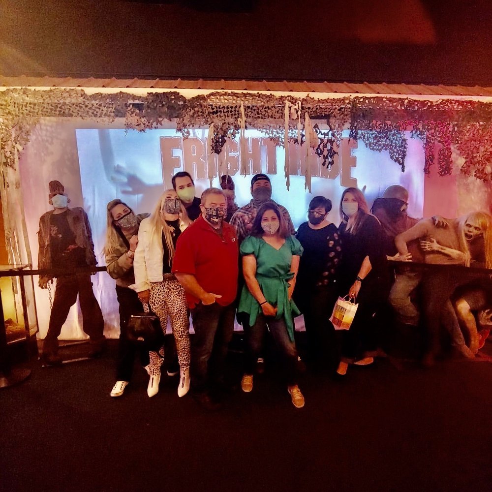 Fright Ride - Group photo @ the end. 10/17/2020 - Haunted Houses Near Me - Las Vegas, Nevada
