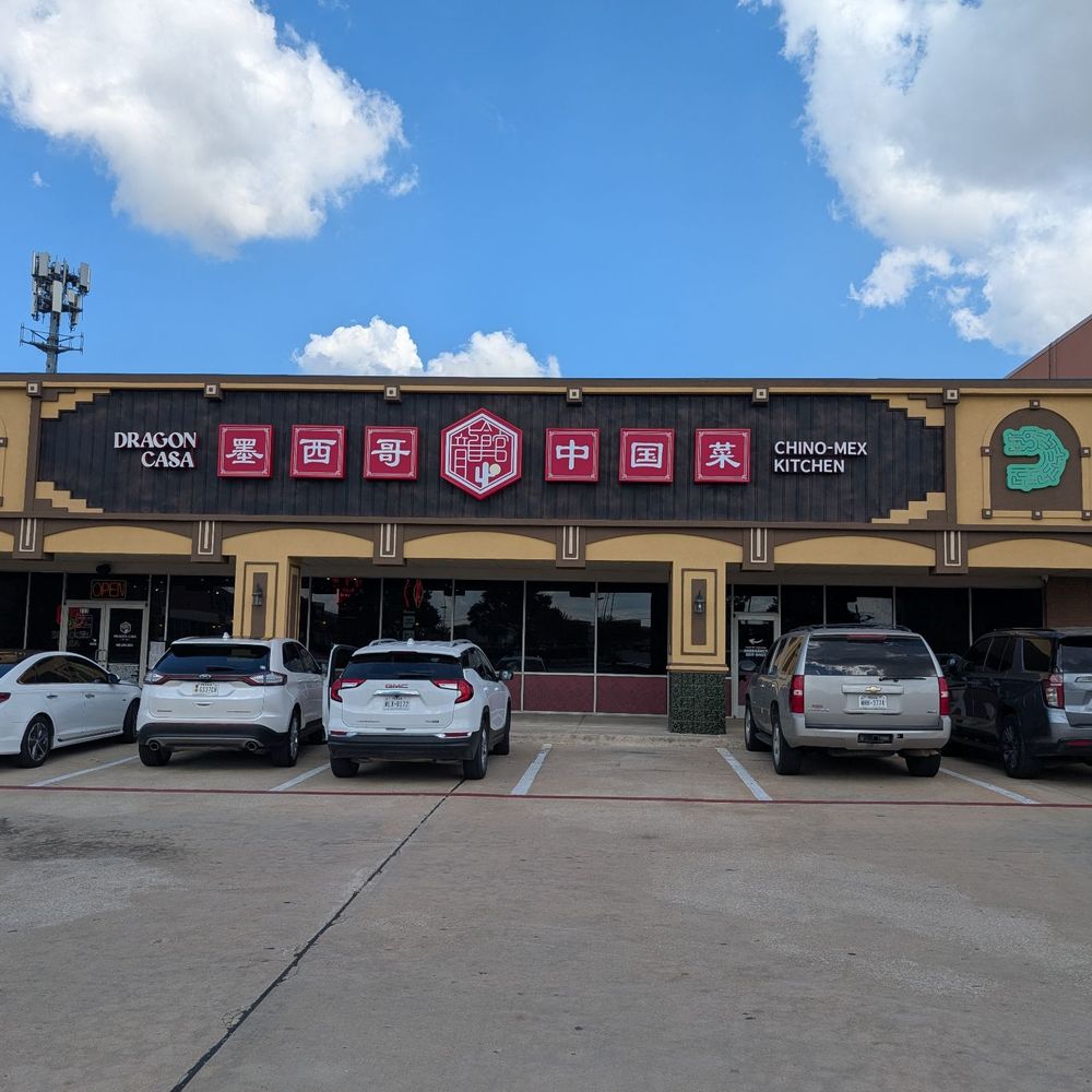 Dragon Casa - Outside if restaurant - Asian Fusion Near Me - Dallas, Texas