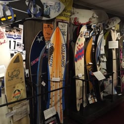 Colorado Ski and Snowboard Museum - Snowboard wall of fame @ Colorado Ski & Snowboard Museum in Vail, CO. Captured 20151209