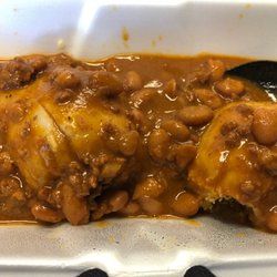Korner Market - Full house was delicious! (tamales with chili)