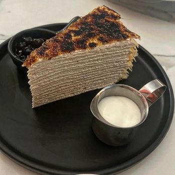 Prince Tea House - D23. Brown Sugar Boba Mille Crepes Cake - Desserts Near Me - Brooklyn, New York