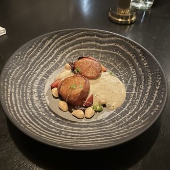 Bourbon Steak - Bacon wrapped scallops - Steakhouses Near Me - New York, New York Bourbon Steak - Bacon wrapped scallops - Steakhouses Near Me - New York, New York
