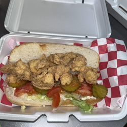 Bluegoose Diner  - Shrimp poboy