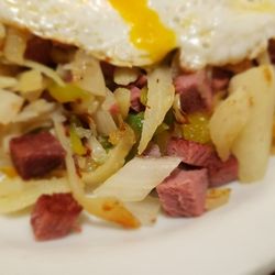 Lisbon Cafe - Homemade corn beef hash