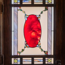 Theresa Buccola Stained Glass - Bloodstone Kitchen Nouveau