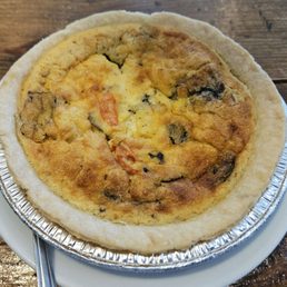 Mushroom, feta, tomato quiche Mushroom, feta, tomato quiche