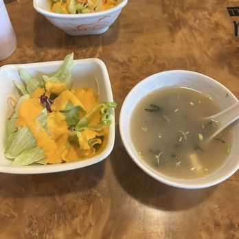 Hasu Sushi & Grill - Miso soup and salad - Sushi Bars Near Me - Tallahassee, Florida Hasu Sushi & Grill - Miso soup and salad - Sushi Bars Near Me - Tallahassee, Florida