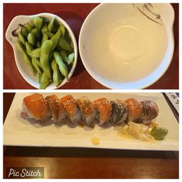 Edamame (on the house) & SF Giants Roll (6-8)