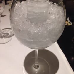 A Mano - My favorite pousse-café .... Grappa ice cold... Served just the way i like ... ( on demand)