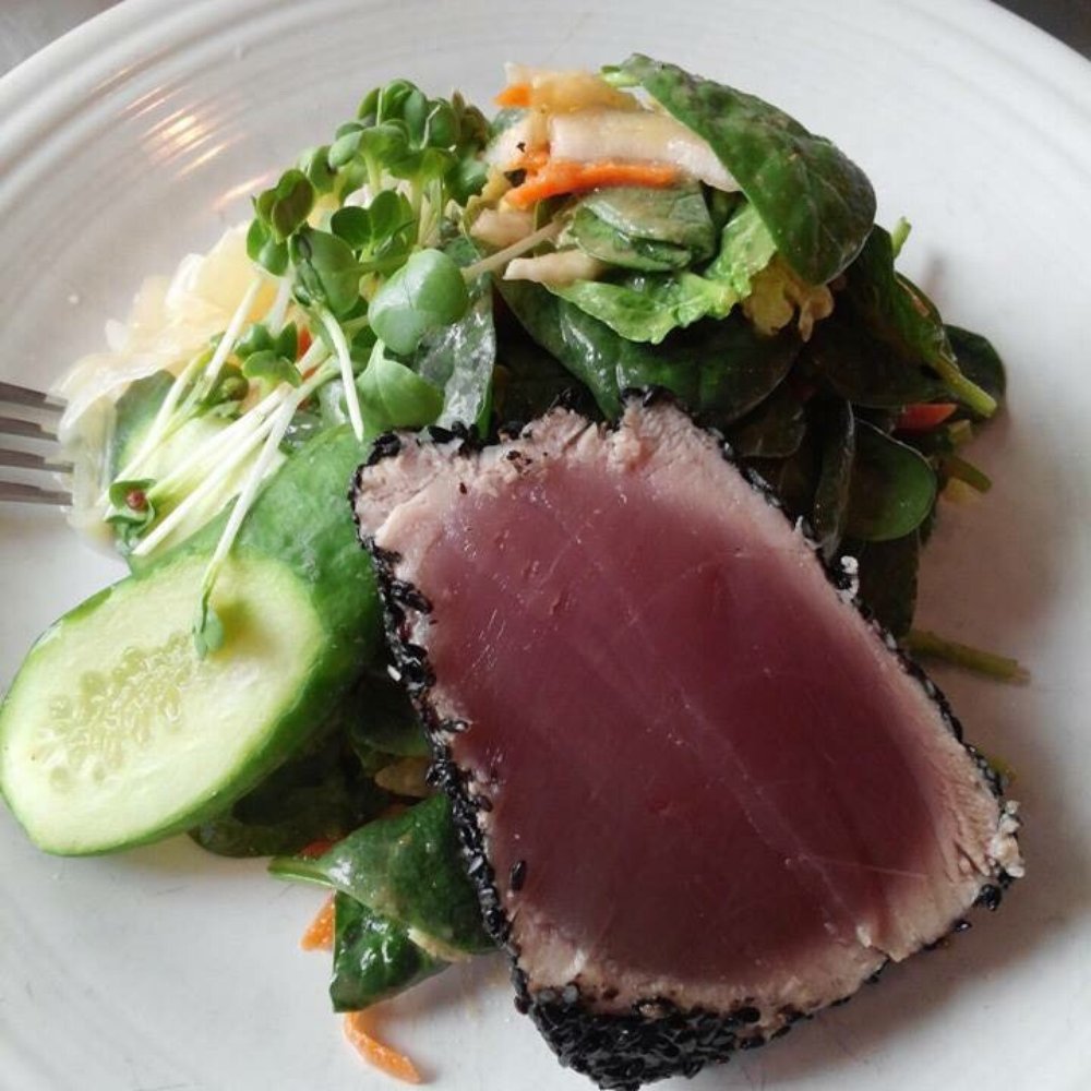 Mizuna - The amazing seared ahi salad. DEFINITELY recommend - New American Near Me - Spokane, Washington Mizuna - The amazing seared ahi salad. DEFINITELY recommend - New American Near Me - Spokane, Washington