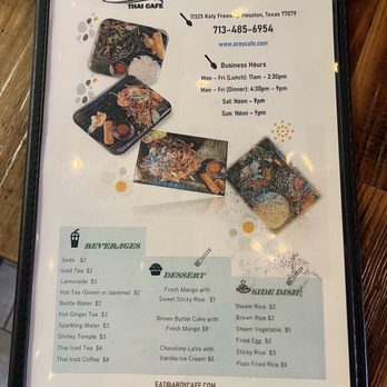 Aroy Thai Cafe - Menus - Thai Near Me - Houston, Texas Aroy Thai Cafe - Menus - Thai Near Me - Houston, Texas