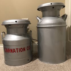 RPM Revival - Carnation Milk/Cream Can & Mid Size Milk Can