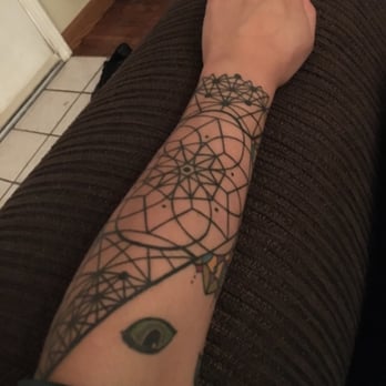 Dead Drift Tattoo - Custom geometric tattoo that AJ McGuire did for me. - Tattoo Near Me - Lakewood, Colorado Dead Drift Tattoo - Custom geometric tattoo that AJ McGuire did for me. - Tattoo Near Me - Lakewood, Colorado