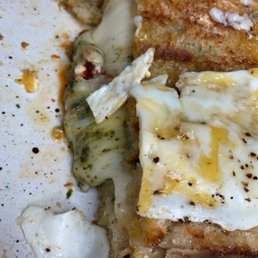 Grilled cheese with egg