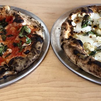 Anello - Marinara (left) and bianca (right) pizzas - Pizza Near Me - Tucson, Arizona