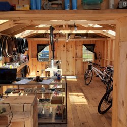 Whole Shot Bikes - We use all natural light, and when it's dark we use 12 lights from a battery charged by solar. We are environmental conscious.