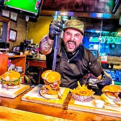 Rosie's Sports Bar - Monster Burger